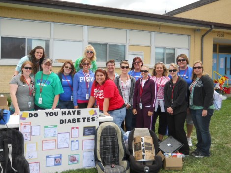Block Party in Manderson--Group Photo!